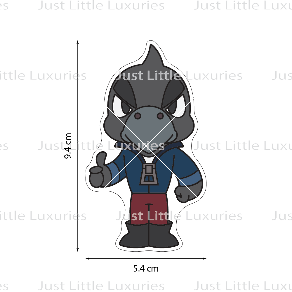 Crow Cookie Cutter and Embosser (DIGITAL DOWNLOAD)