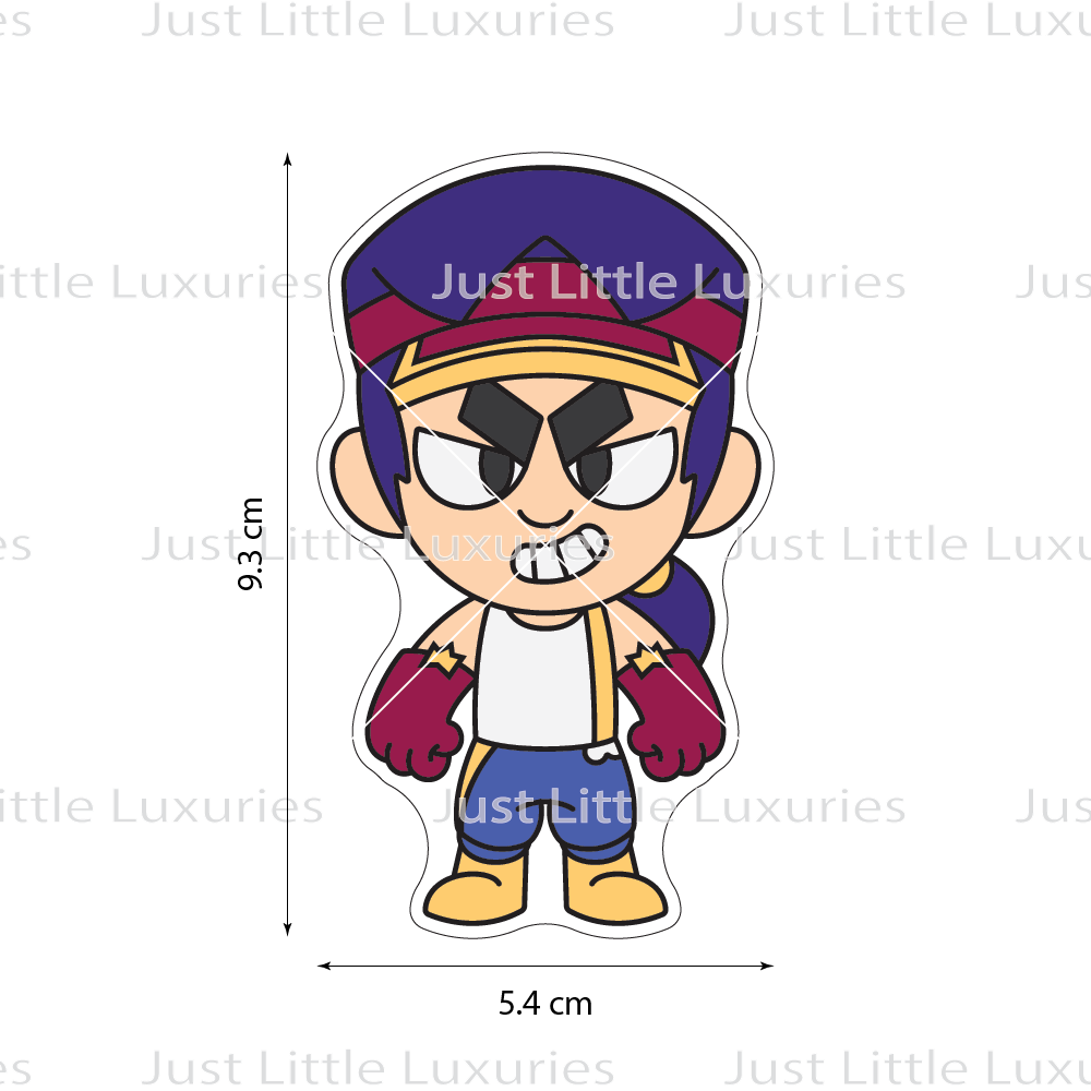 Fang Cookie Cutter and Embosser (DIGITAL DOWNLOAD)