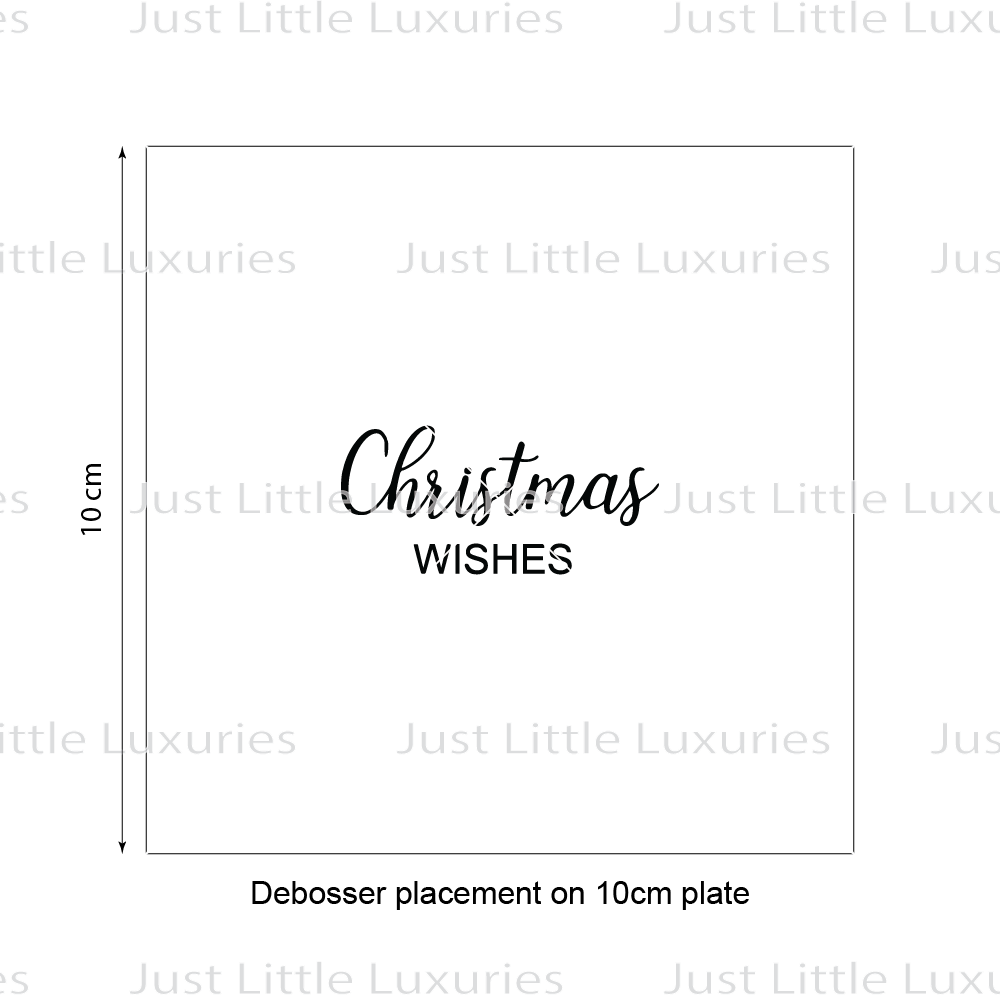 Christmas Wishes Cookie Stamp