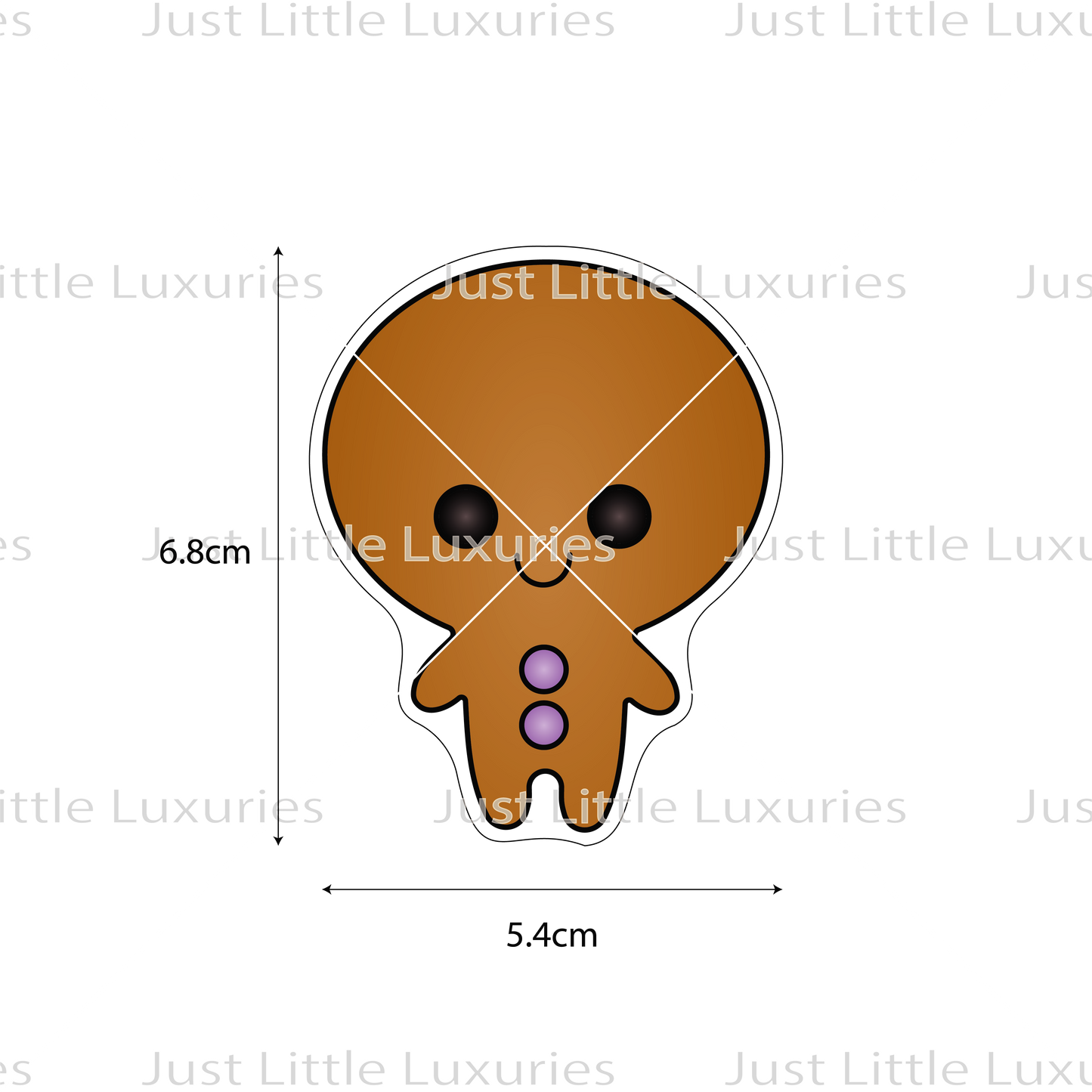 Kawaii Christmas - Gingerbread Man Cookie Cutter