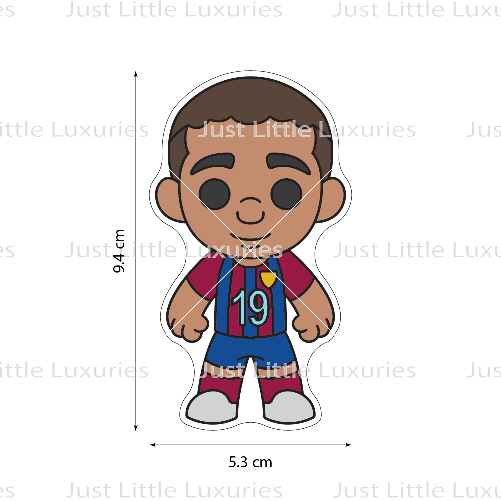 Lamine Yamal Cookie Cutter and Embosser (DIGITAL DOWNLOAD)