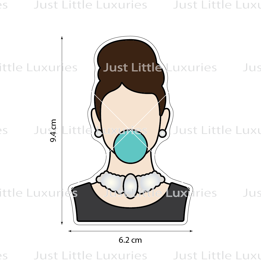 Ms. Golightly Cookie Cutter and Embosser (DIGITAL DOWNLOAD)