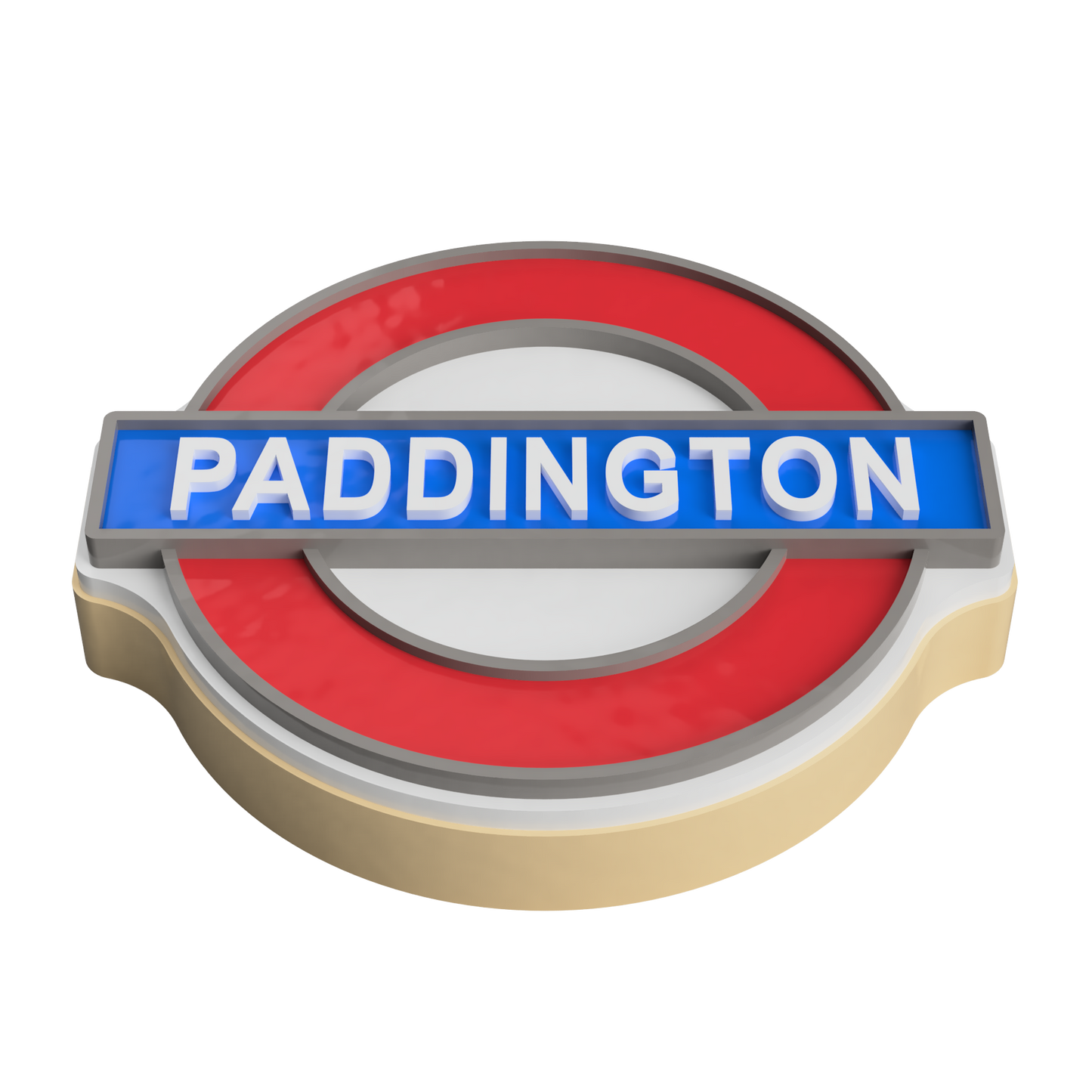 Paddington Station Sign Cookie Cutter