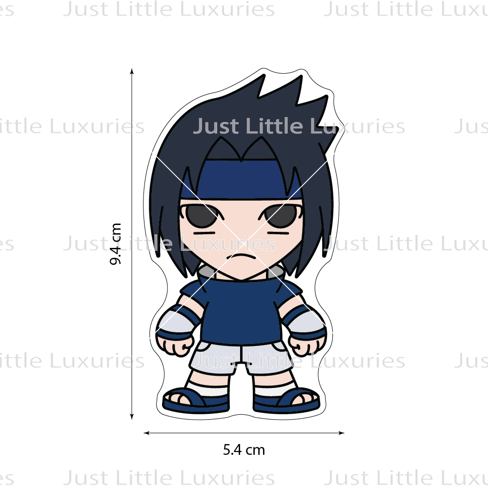 Sasuke Cookie Cutter and Embosser (DIGITAL DOWNLOAD)