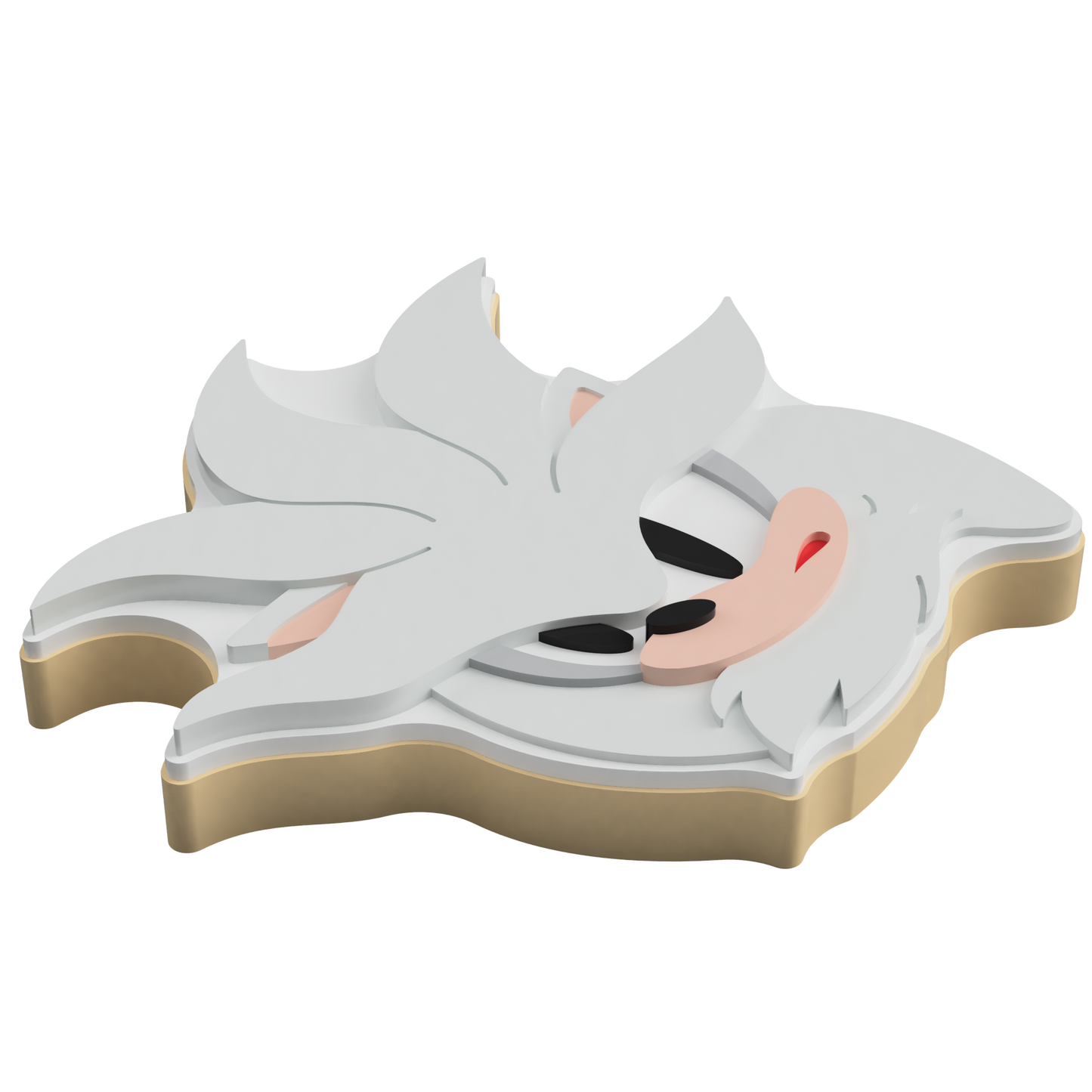 Silver Hedgehog Cookie Cutter