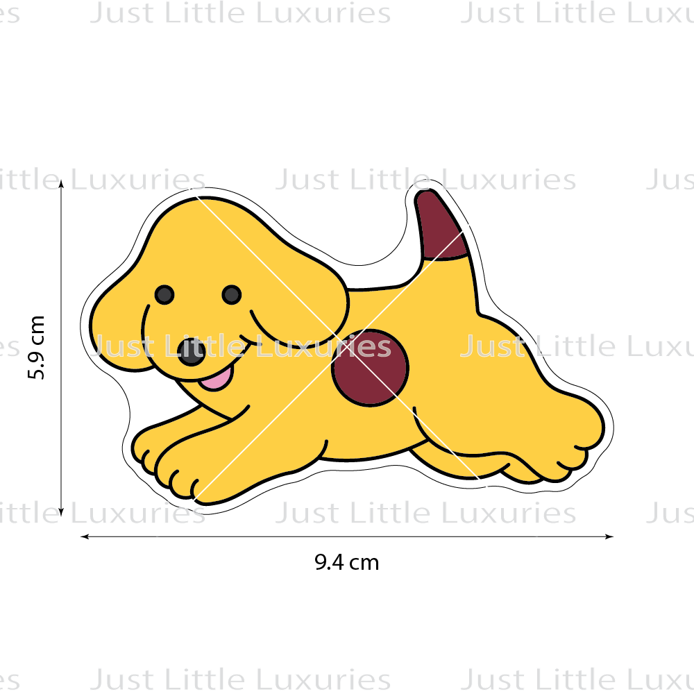 Spot the Dog Jumping Cookie Cutter and Embosser (DIGITAL DOWNLOAD)