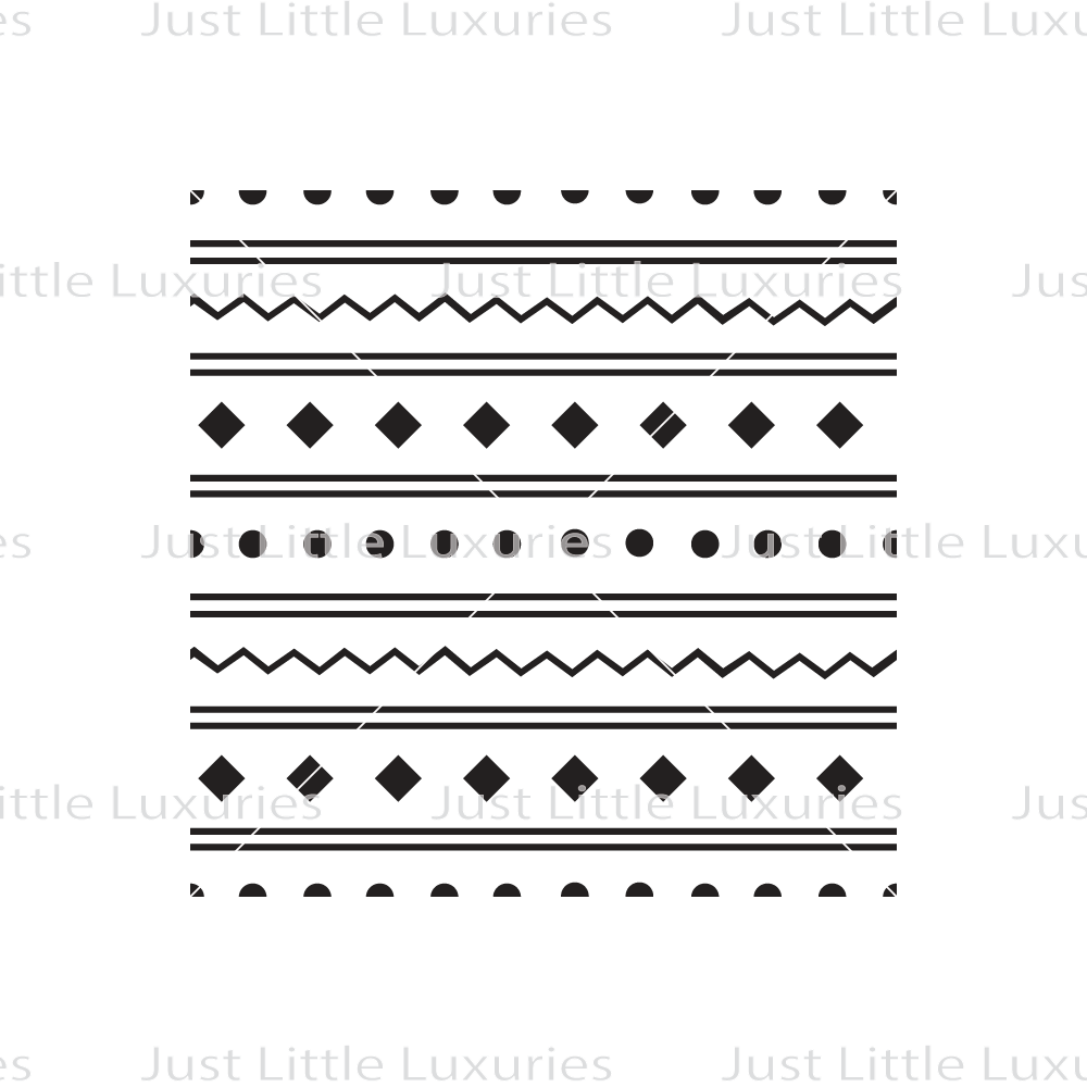 Tribal Traits Pattern Debosser