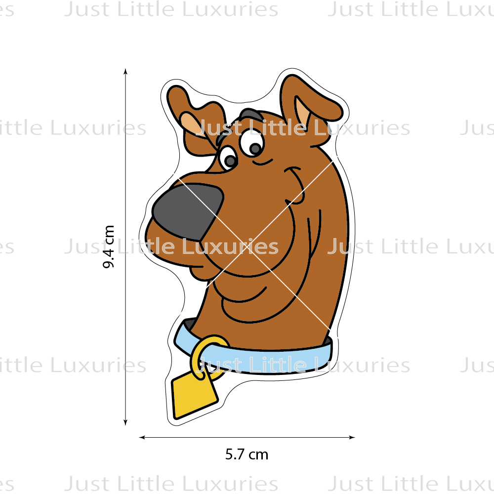 Scooby Face Cookie Cutter (STL - Digital Download)