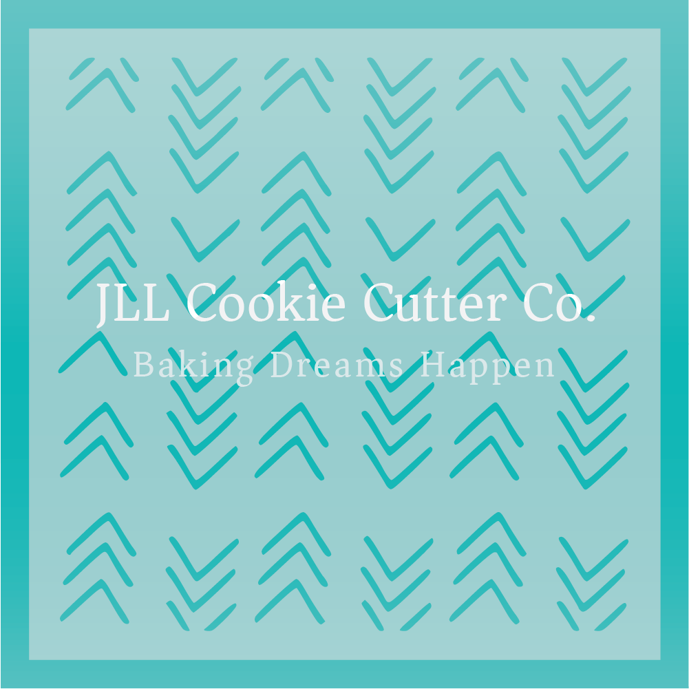 Arrows Cookie Stencil