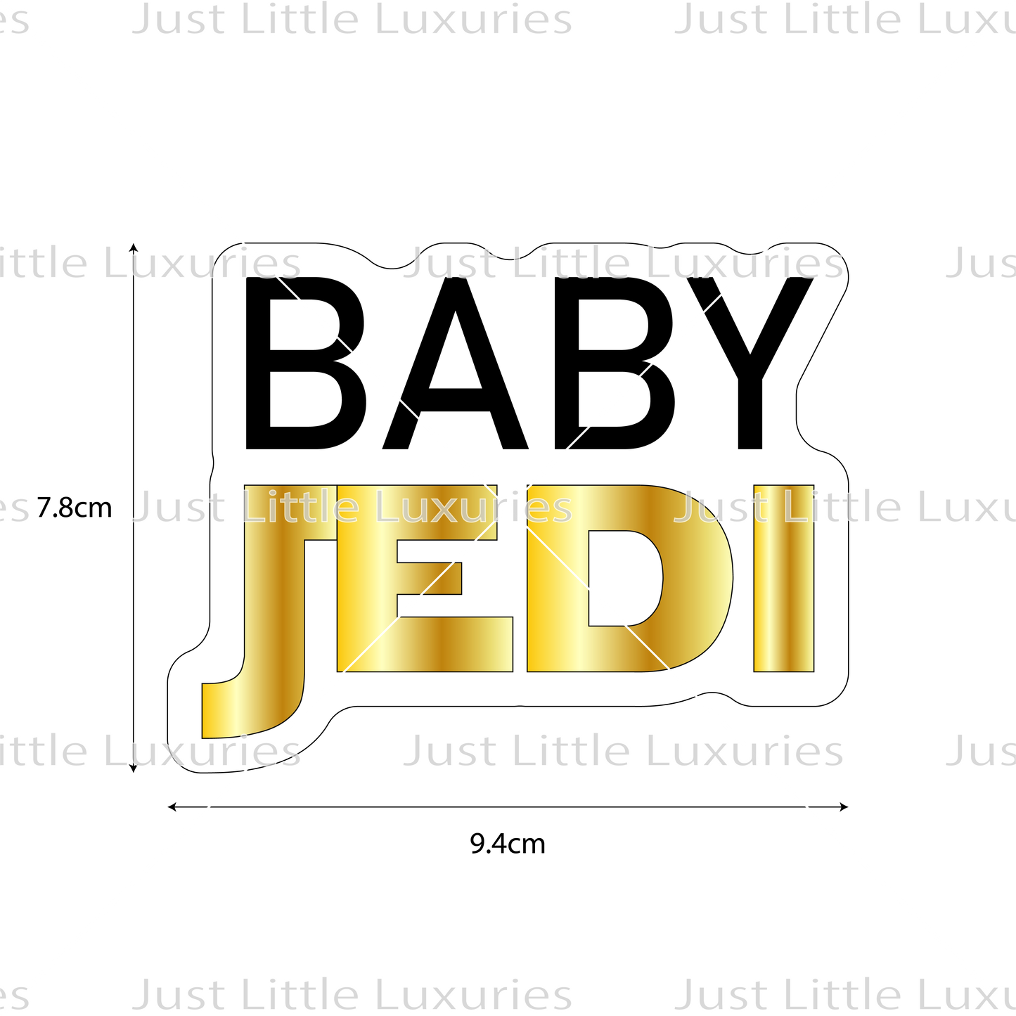 "Baby Jedi" Cookie Cutter (STL - Digital Download)