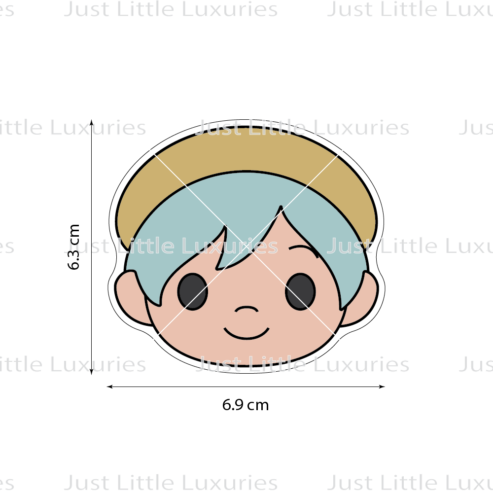 Baby Face Cookie Cutter (STL - Digital Download)