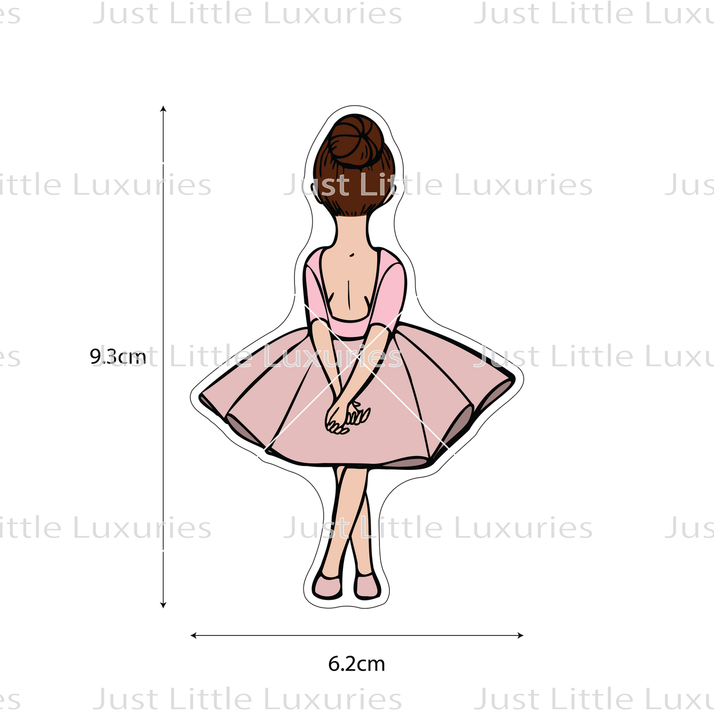 Ballet Girl (Back) Cookie Cutter