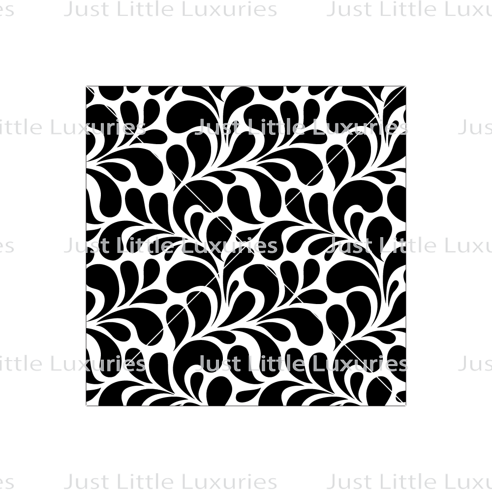 Baroque Fleur-de-lis (Light) Pattern Debosser