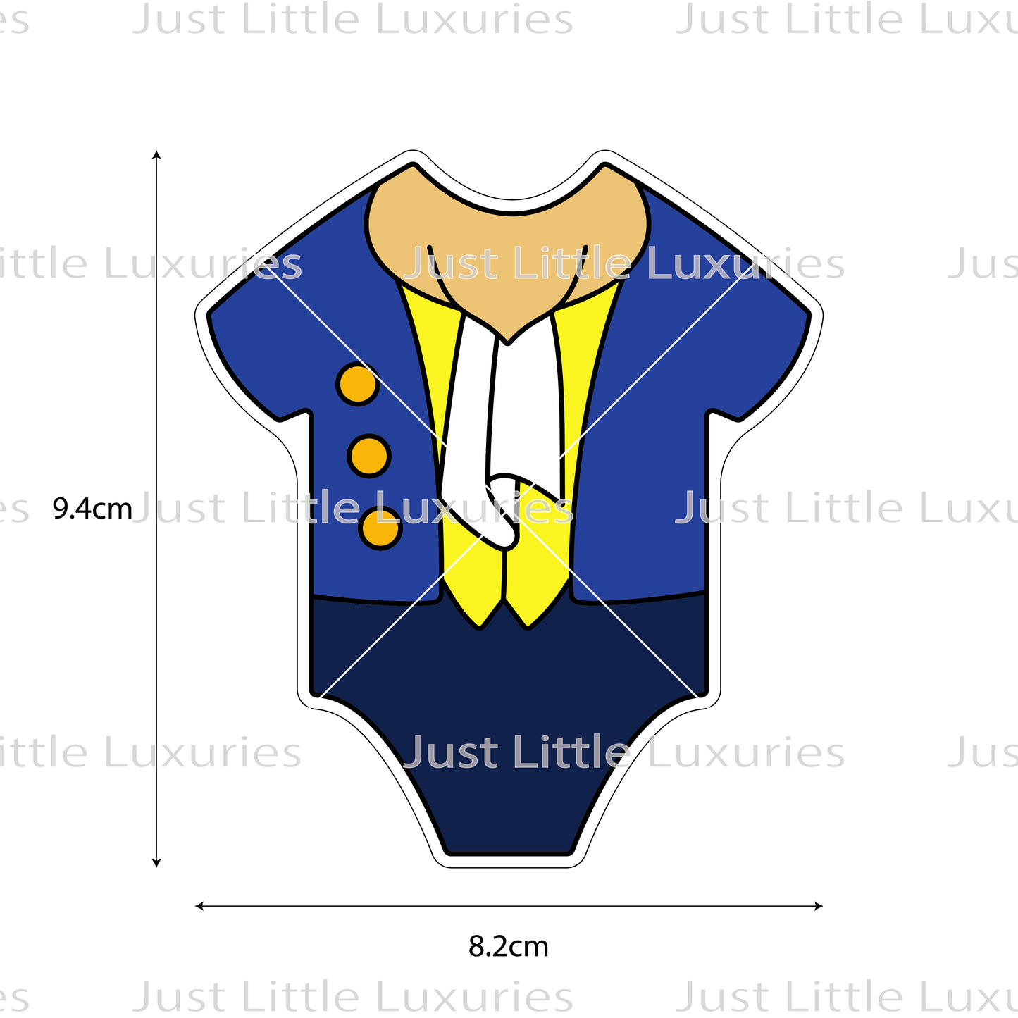 Beast Romper Cookie Cutter (STL - Digital Download)