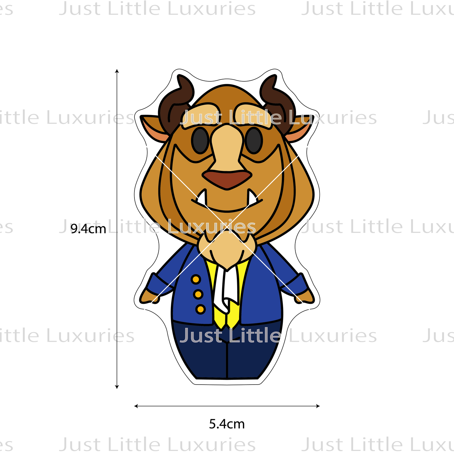 Beast Cookie Cutter (STL - Digital Download)