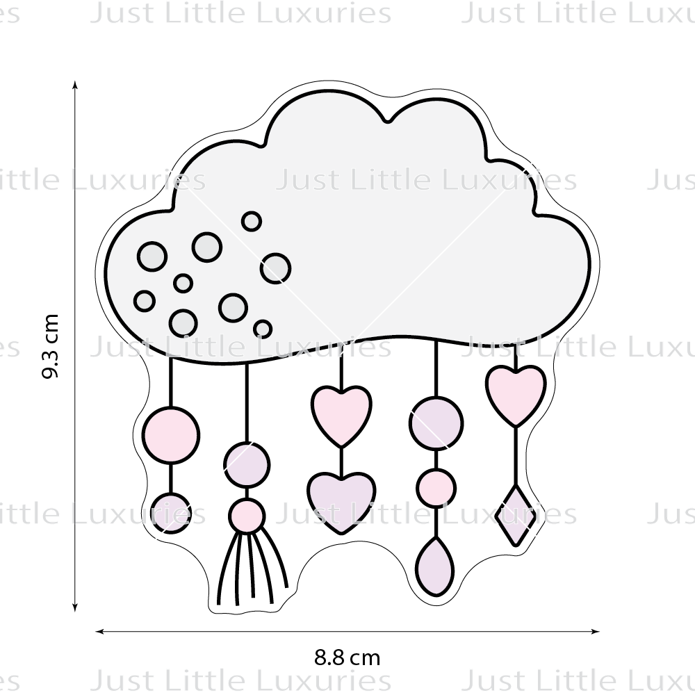 Boho Cloud (1) Cookie Cutter