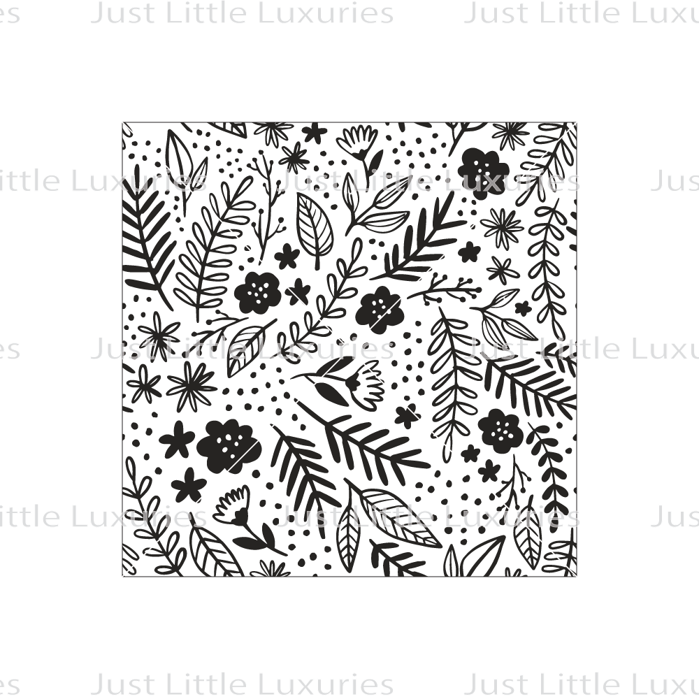 Boho Florals (Light) Pattern Debosser