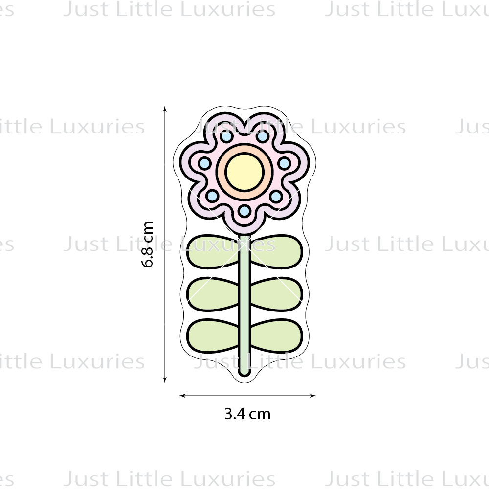 Boho Flower (1) Cookie Cutter