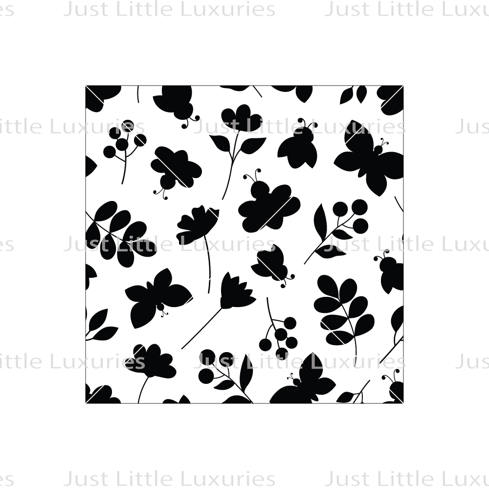 Botanical Silhouettes (Light) Pattern Debosser