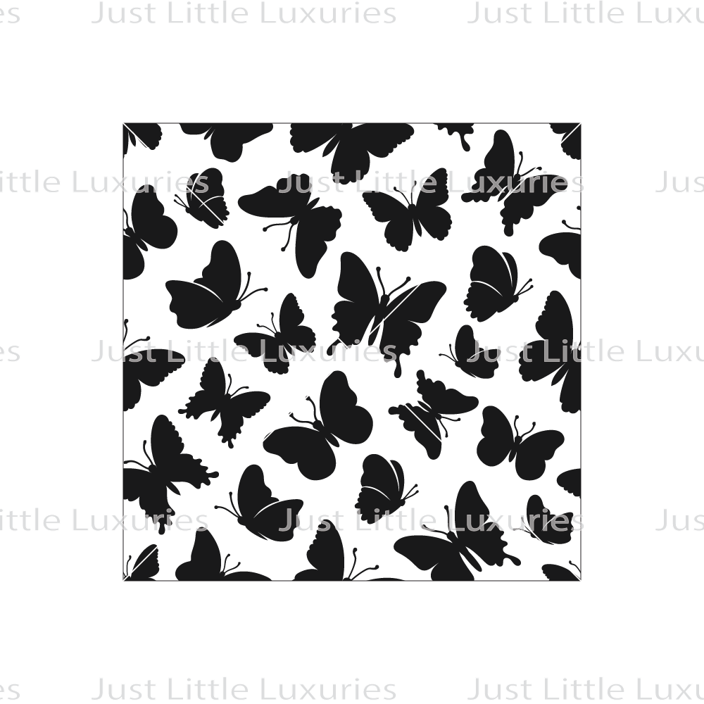 Butterfly Scatter Pattern Debosser