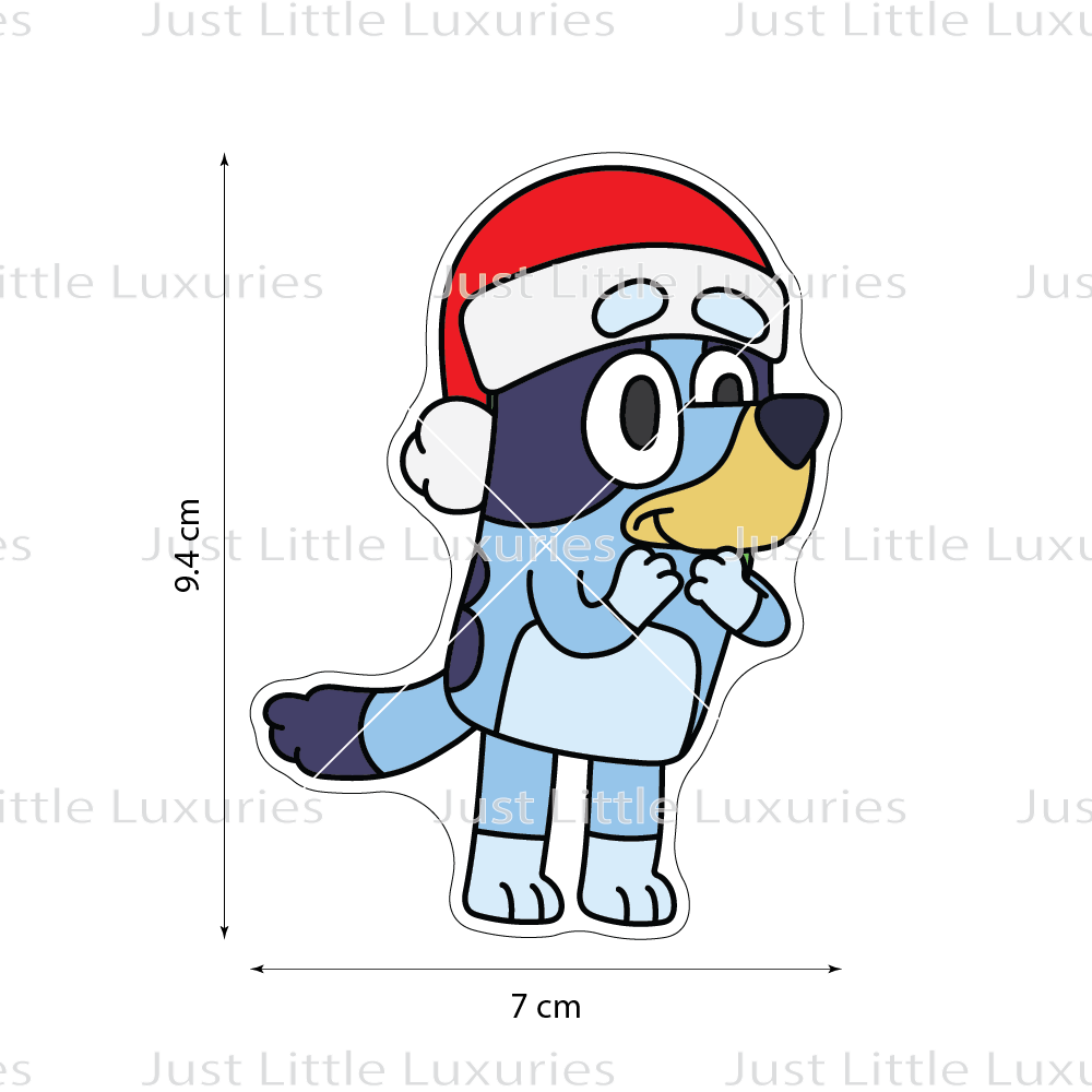 Christmas Bluey (2) Cookie Cutter