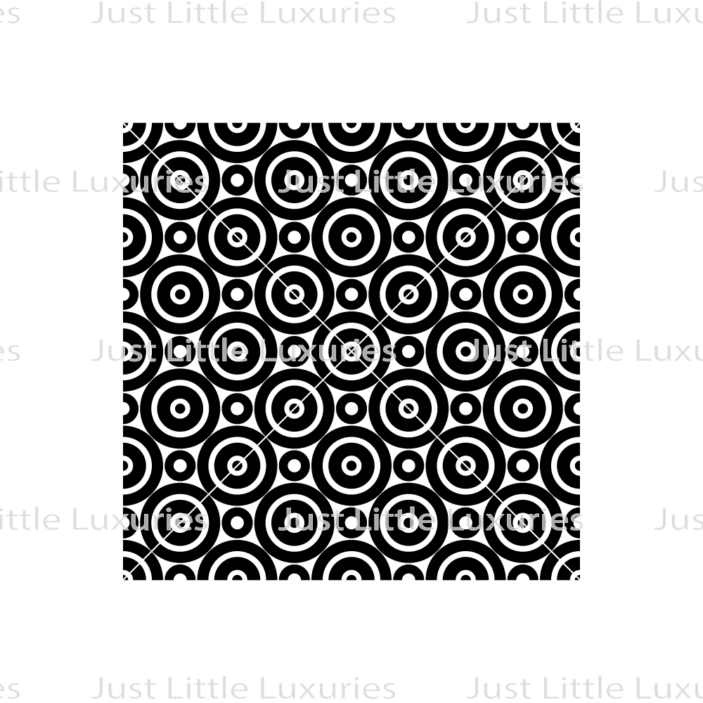 Concentric Circles (Dense) Pattern Debosser