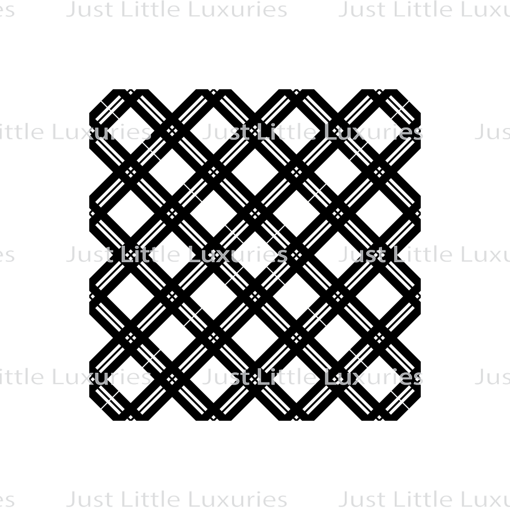 Crisscross Charm (Dense) Pattern Debosser