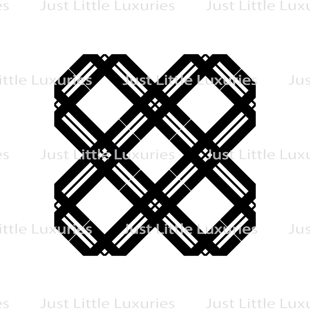 Crisscross Charm (Light) Pattern Debosser