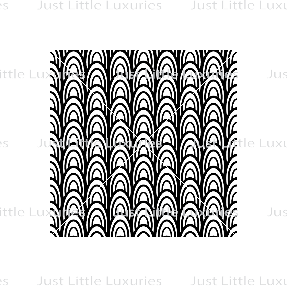 Curved Feathering (Dense) Pattern Debosser