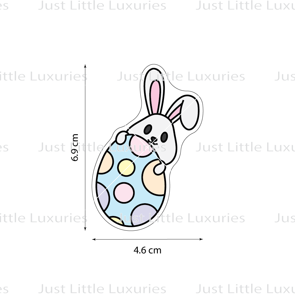 Cute Easter Bunny (1) Cookie Cutter