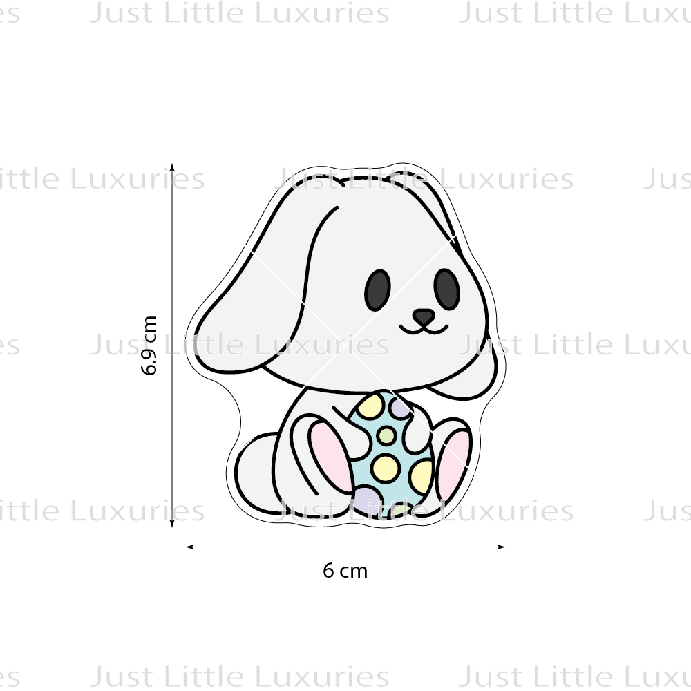 Cute Easter Bunny (3) Cookie Cutter