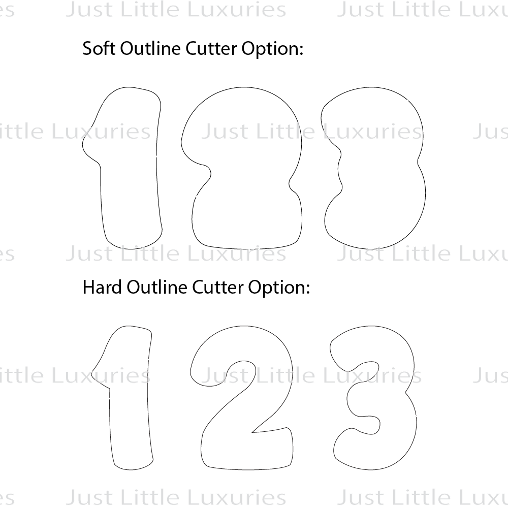 Blue Dog Numbers Cookie Cutter