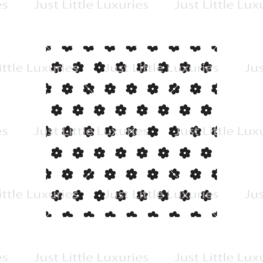 Daisy Grid (Dense) Pattern Debosser