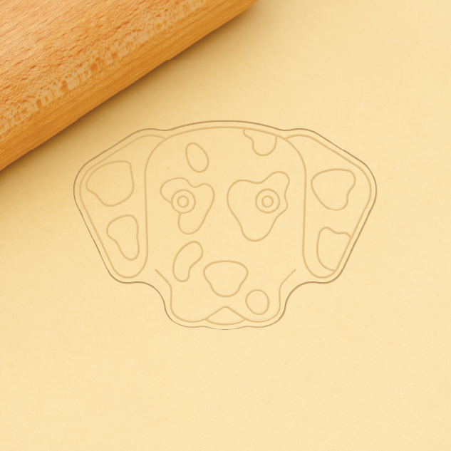Dalmatian | Dog Face Cookie Cutter