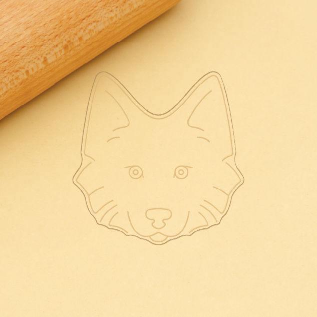 Danish Spitz | Dog Face Cookie Cutter