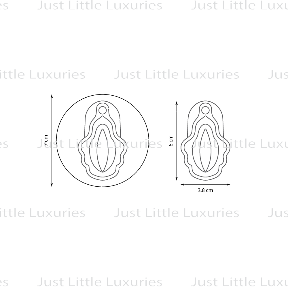 The Dawn Vulva Cookie Stamp