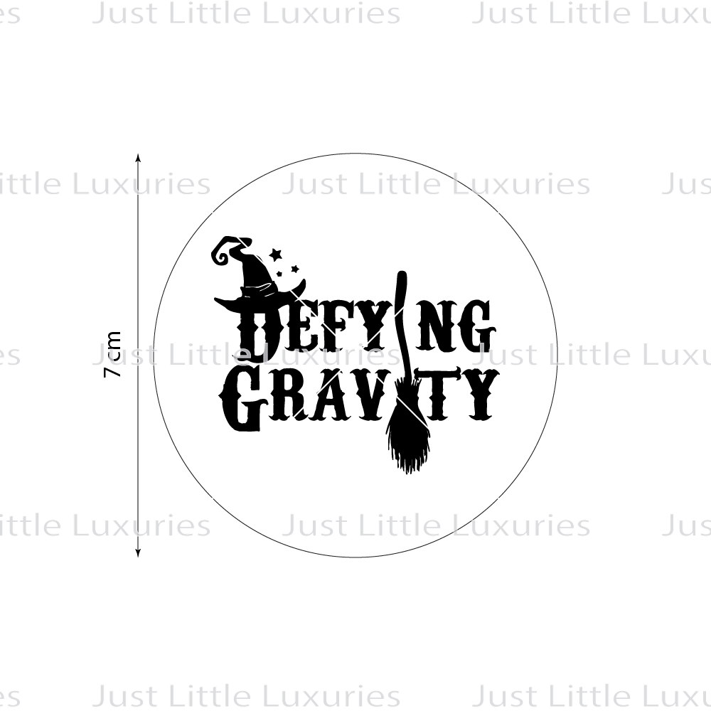 Defying Gravity Cookie Stamp