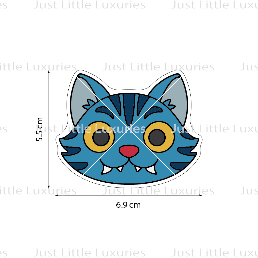 Derpy Tiger Cookie Cutter (STL - Digital Download)