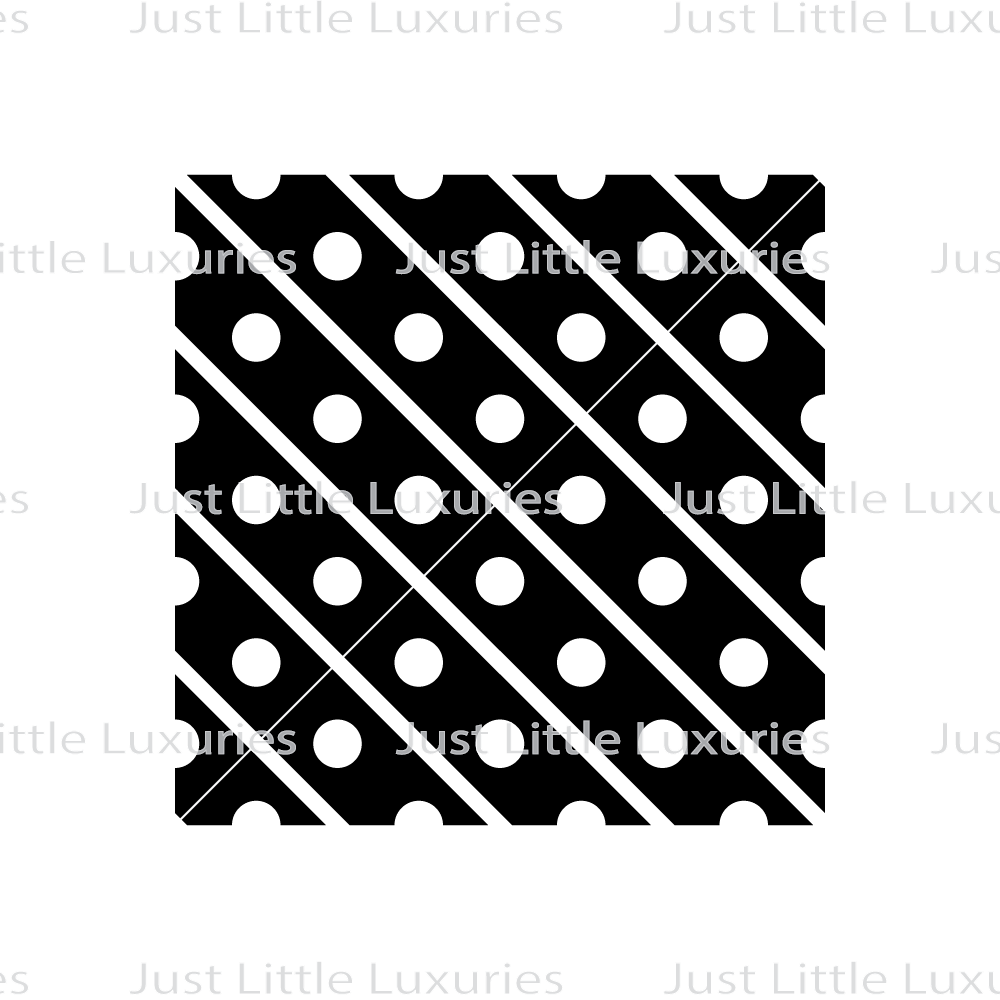 Diagonal Lines and Dots (Light) Pattern Debosser