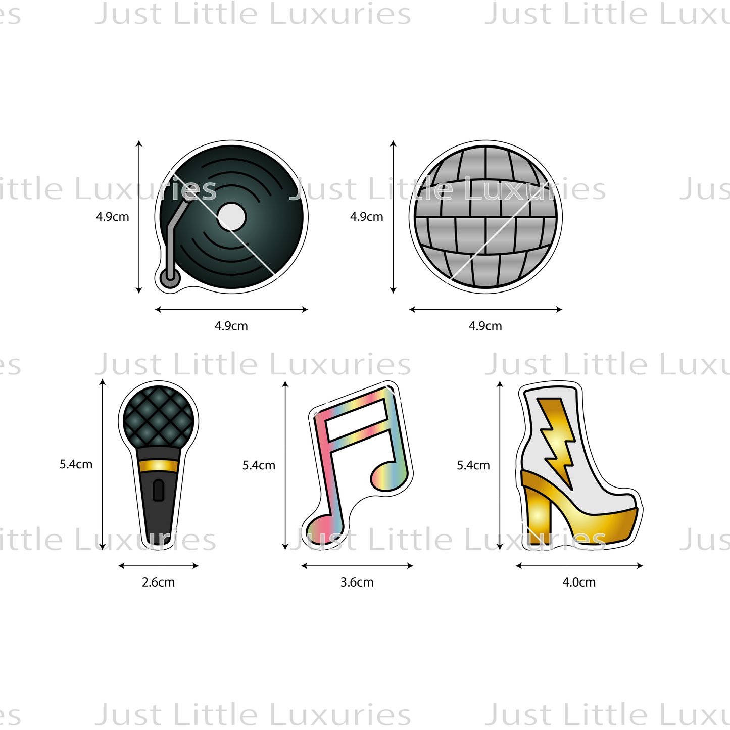 Disco Icons Cookie Cutter Minis