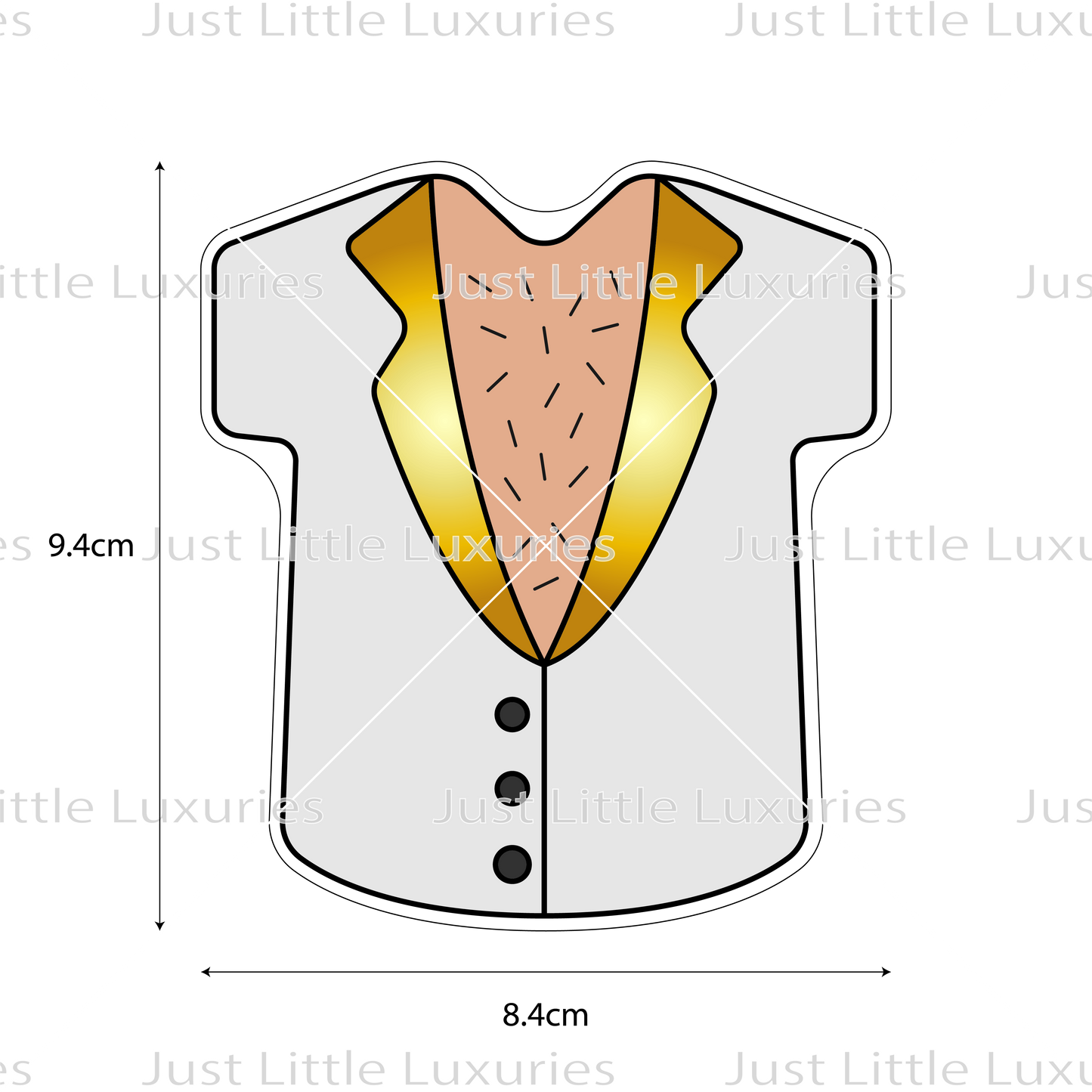 Disco Shirt Cookie Cutter