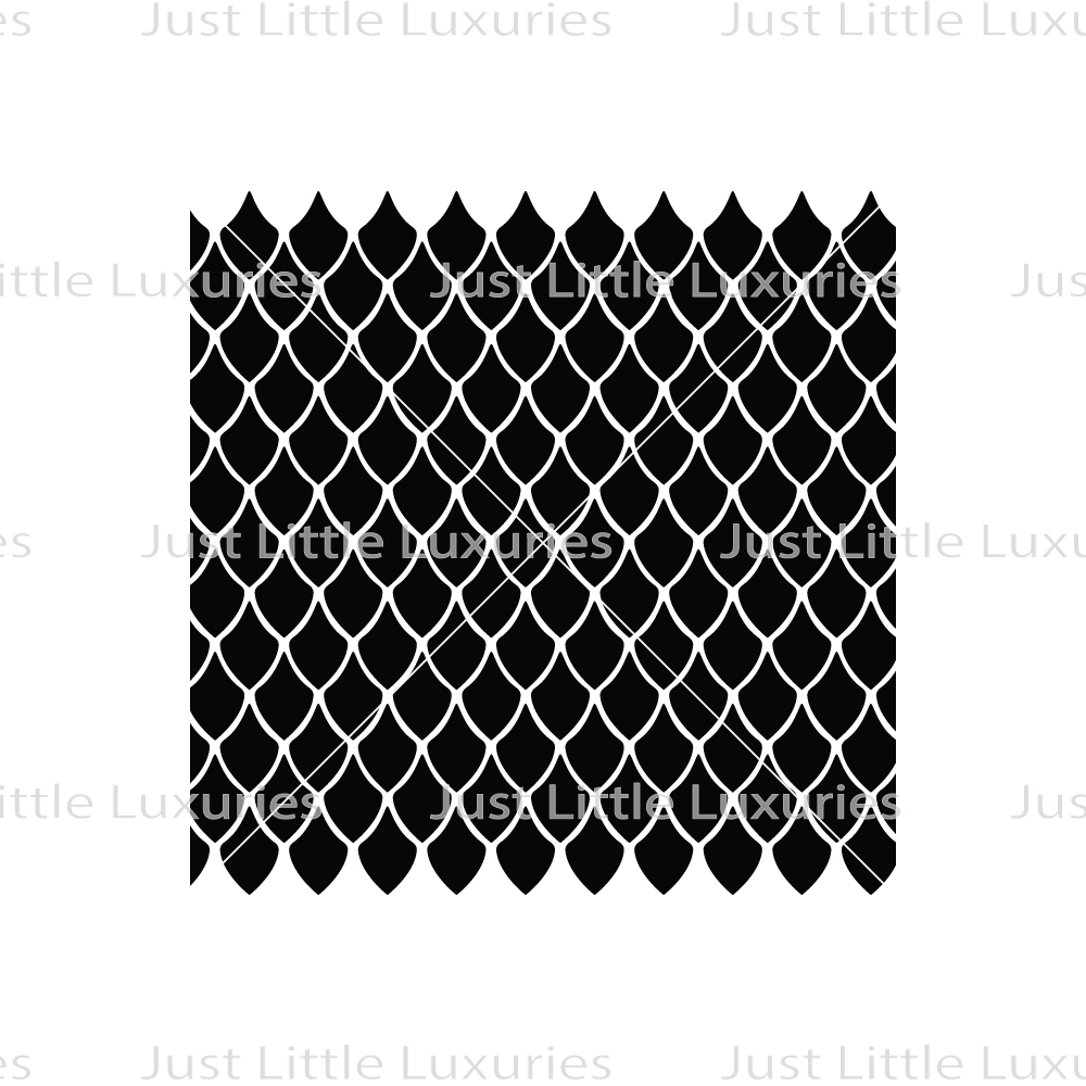 Dragon Scales (Dense) Pattern Debosser