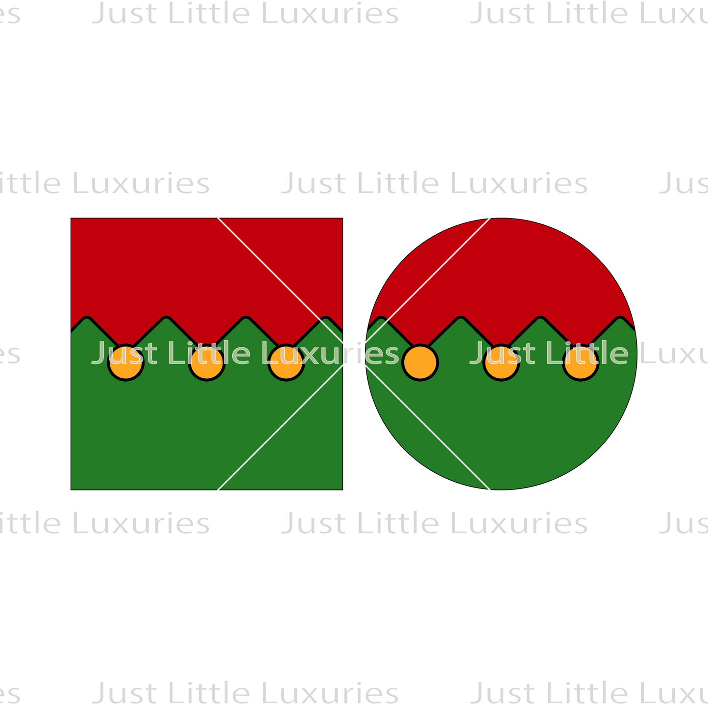 Elf Outfit Cookie Stamp