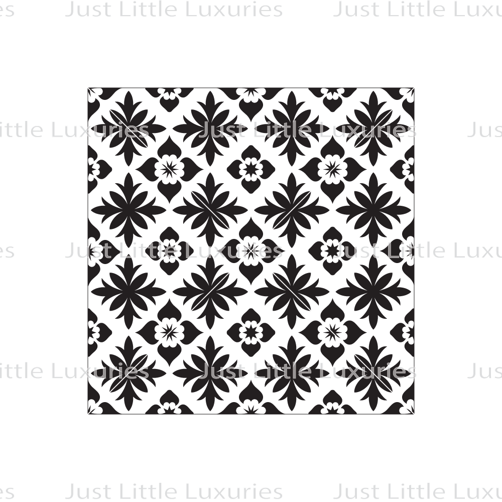 Floral Bloom Pattern Debosser