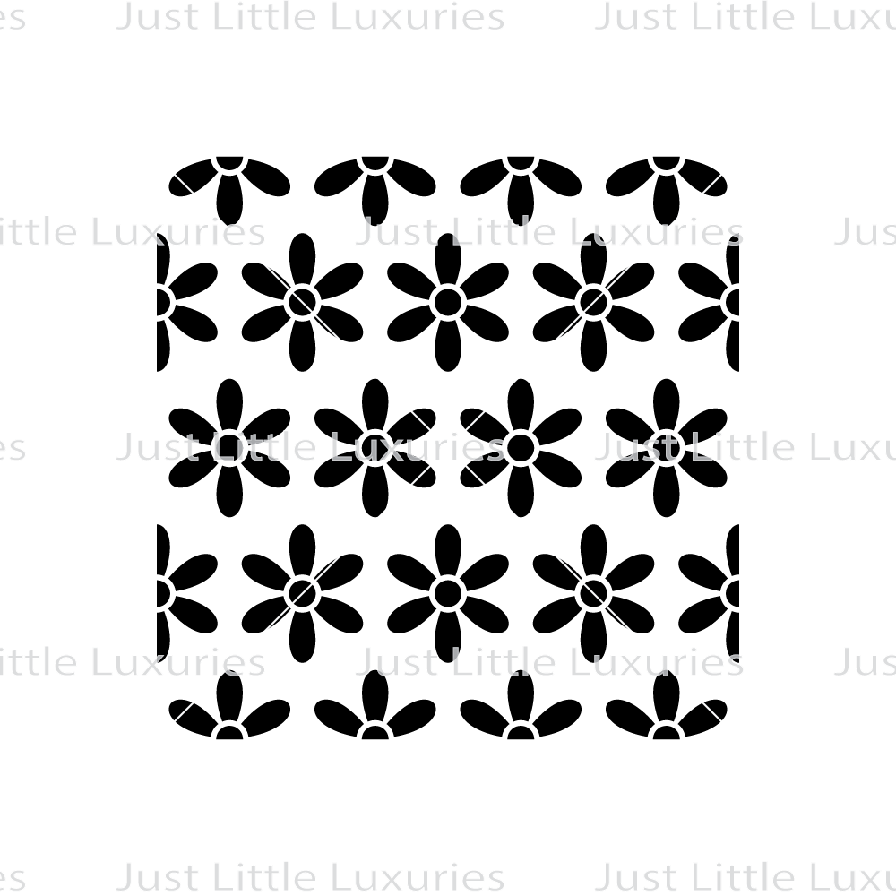 Floral Gridlock (Light) Pattern Debosser