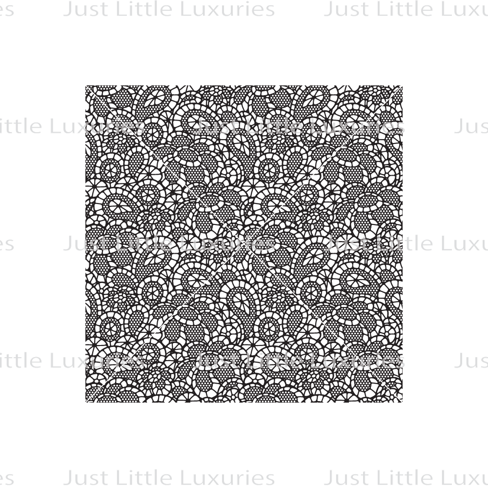 Floral Lace (Dense) Pattern Debosser