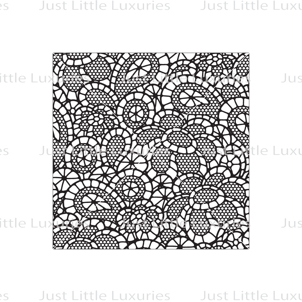 Floral Lace (Light) Pattern Debosser