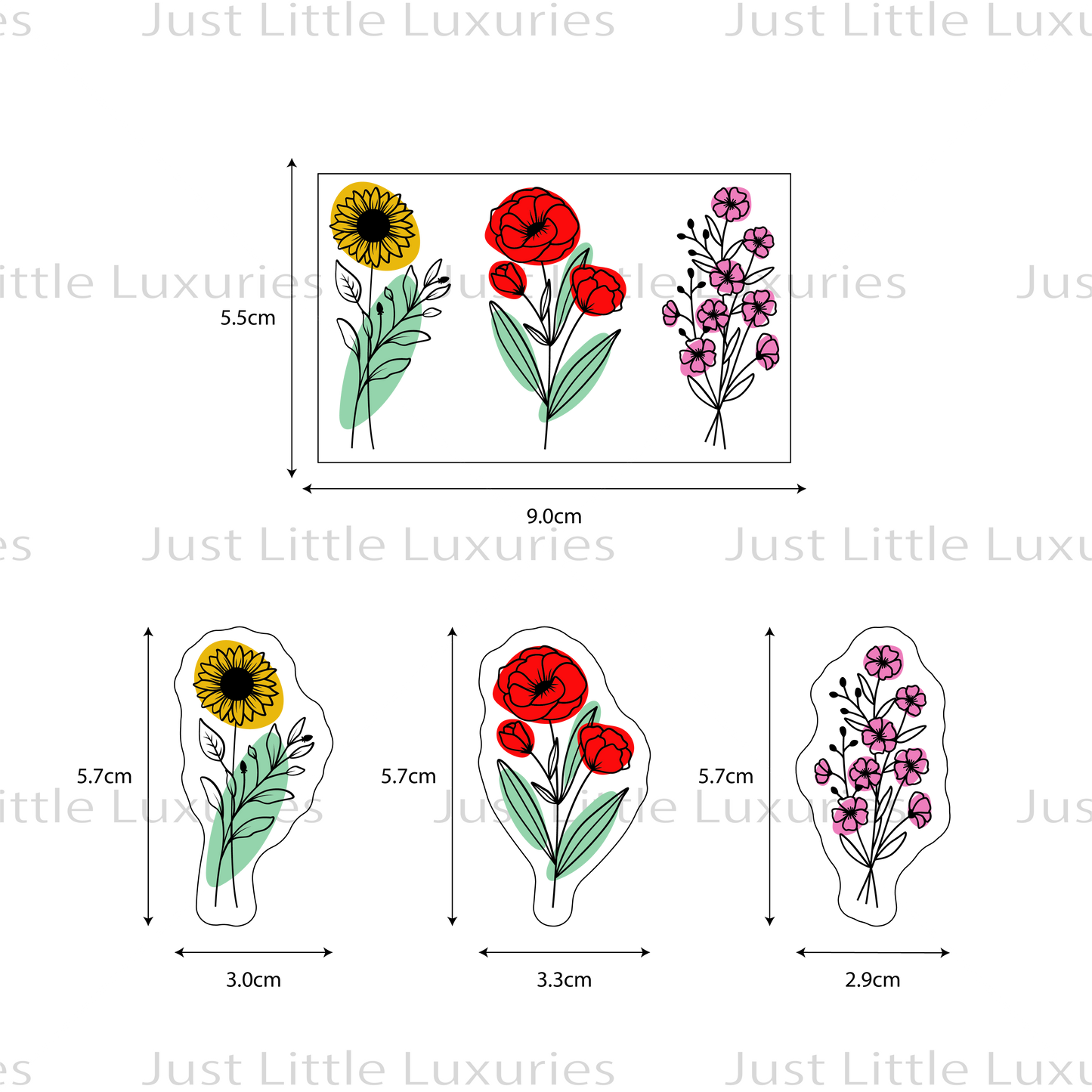 Floral Cookie Cutter Set