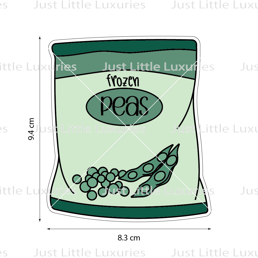 Frozen Peas Cookie Cutter