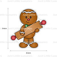 Gingerbread Man with Rolling Pin Cookie Cutter